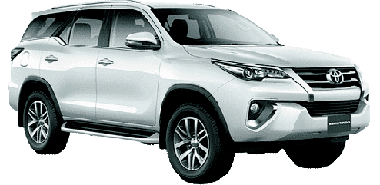 Thailand Bangkok Airport Private taxi transfer service with Fortuner