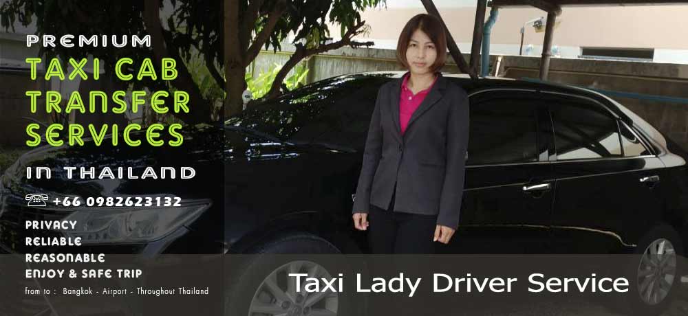Don Muang Airport Lady Taxi Driver Service Bangkok